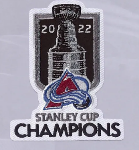 Colorado Avalanche 2022 Stanley Cup Champions Patch Colorado Avalanche 2022 Stanley Cup Champions Patch